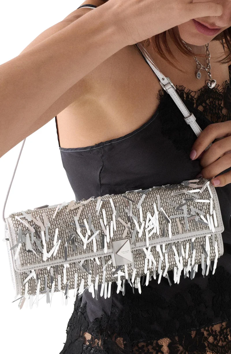 كيت سبيد ديكور مزخرف ناعم صغير للكتف